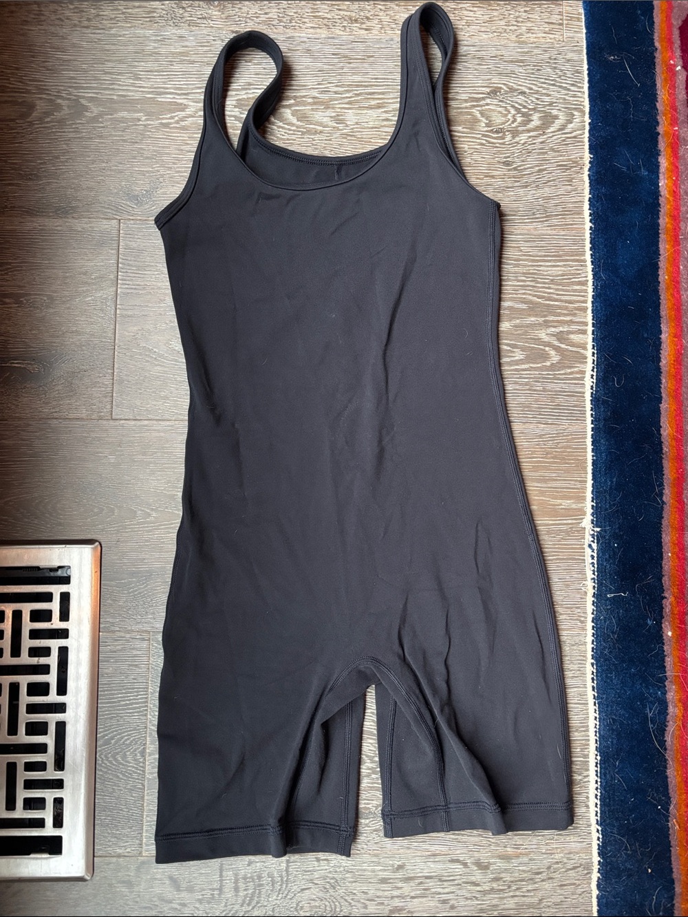 Aritzia Black Scoop Neck Tank Romper